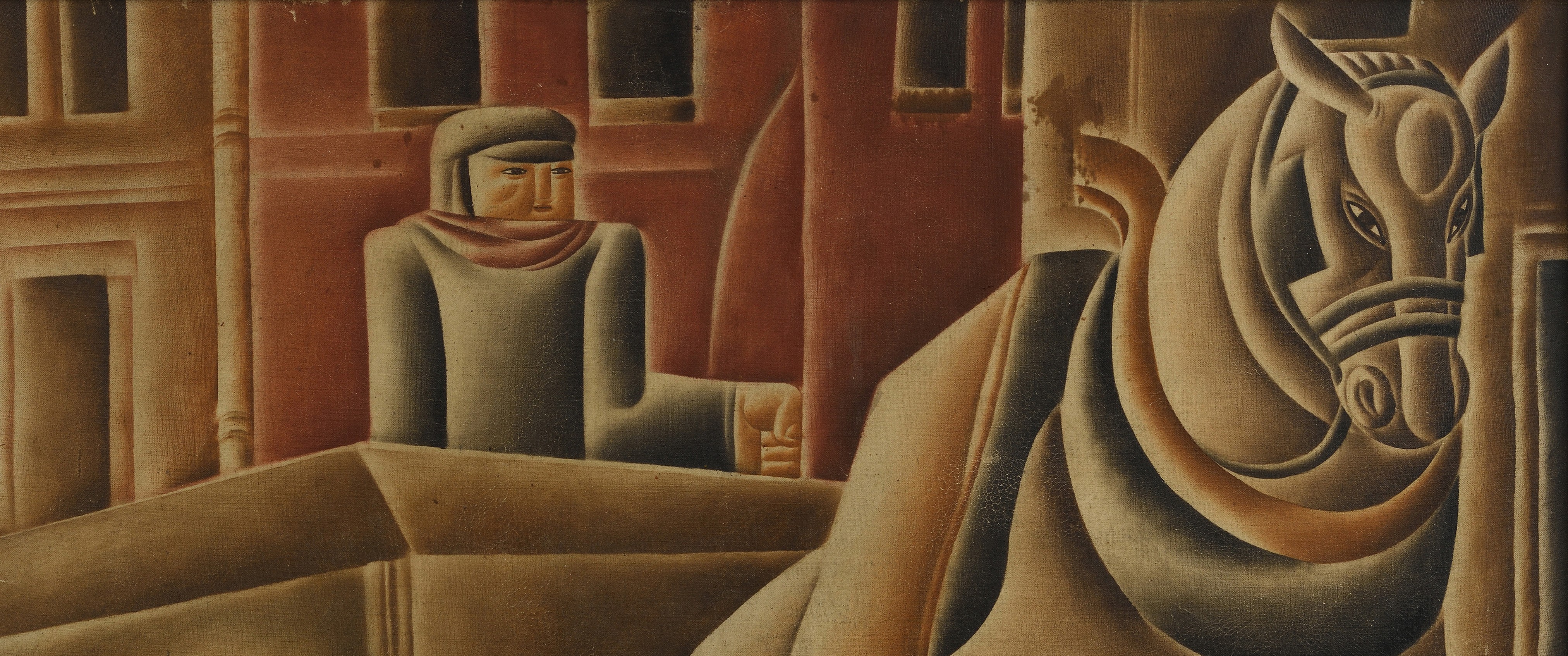 Redécouverte d'une toile de Vincente de Rego de Monteiro